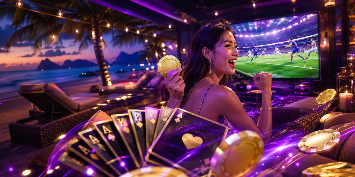 Pemain menikmati permainan Teen Patti bergaya Melayu di Langkawi dengan bonus kasino
